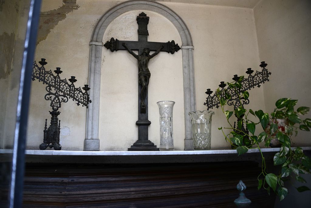 26 Christ On The Cross Inside The Mausoleum Of Duarte Family Including Eva Peron Recoleta Cemetery Buenos Aires